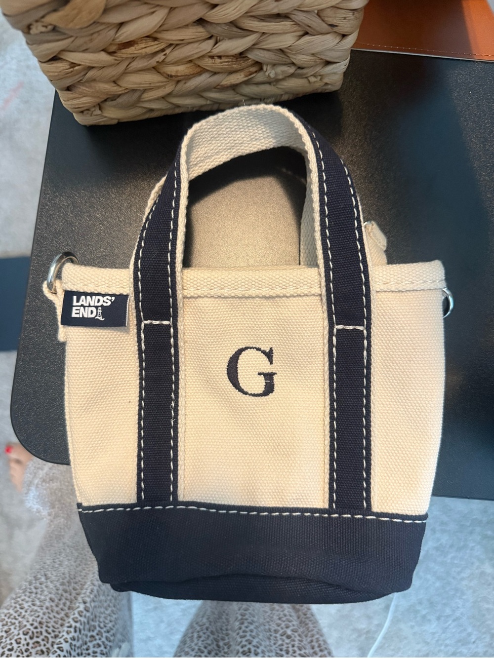 Lands' End Canvas Mini Tote